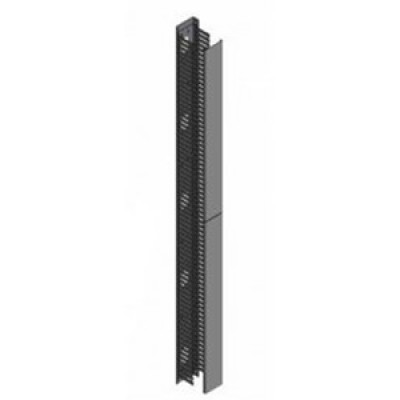 Organizador Vertical con Tapa BELDEN VCMFDR4X4 - Negro, 101.6 mm, 2133.6 mm