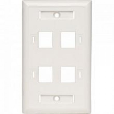 Placa de Pared BELDEN AX102249 - 4 Puertos KeyConnect