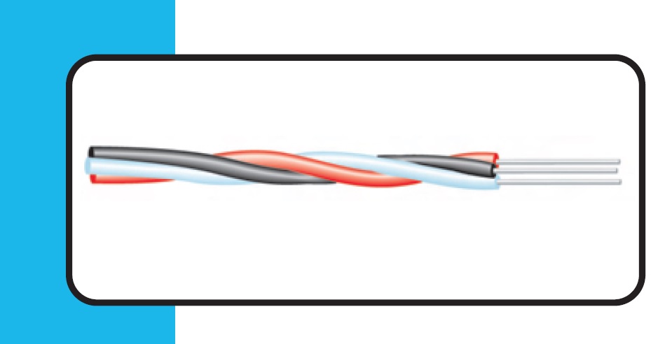Cordón distribuidor CONDUMEX 630640 - 1000 m, Blanco, Rojo, Cordon Distribuidor 24 AWG, 100  Cobre