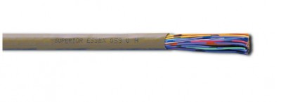 Cable telefónico interior armado SUPERIOR ESSEX - 1 m, Macho/Macho, Gris, 70 kg