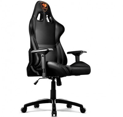 Silla Gaming Cougar Armor Black - Gamer, Negro