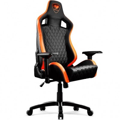 Silla Gaming Cougar  Armor S - Gamer, Negro/Naranja