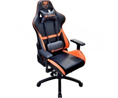 Silla Gaming Cougar Armor One - Gamer, Negro/Naranja