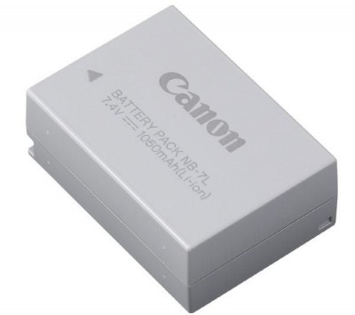 Batería CANON NB-7L - Ión de litio, 1050 mAh, Color blanco