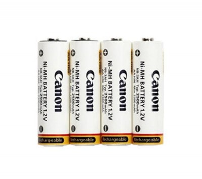 Batería CANON NB4-300 - Nickel-Metal Hydride (NiMH), 2500 mAh, Color blanco