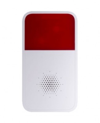 Sirena Inalámbrica Dahua Technology DHI-ARA10-W - Rojo, Blanco, Acrilonitrilo butadieno estireno (ABS), 1, 5 año(s), inalámbrica, Pared