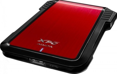 Gabinete Externo ADATA EX500 - USB 3.2 Gen1 (compatible con las versiones anteriores USB 2.0), 2.5 pulgadas, Rojo