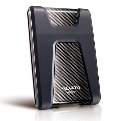 Disco Duro Externo ADATA HD650 - 1 TB, USB 3.2 (USB 3.1, 3.0, 2.0), 2.5 pulgadas, Negro