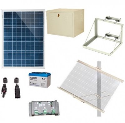 KIT para Alimentar con Energía Solar Cerca El EPCOM PL12K -