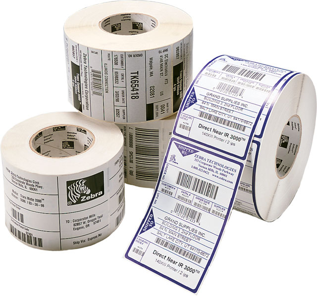 Zebra Etiqueta Z-Perform 2000D, 2 x 1, 2340 Etiquetas, 6 Rollos