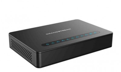 Adaptador de Teléfono Analógico Grandstream HT818 - Negro, Granstream