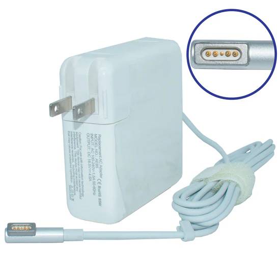 Cargador / Adaptador para Laptop GENERICO AP-85W de 85w - 18.5v y 4.6A magsafe 1