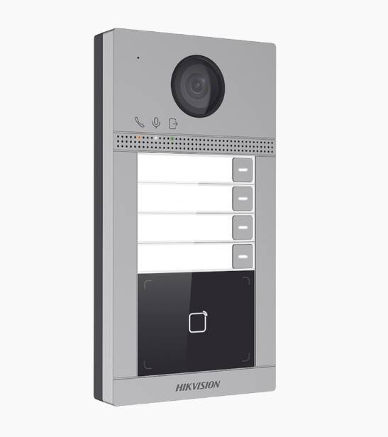 Videoportero IP 2 Megapixel / Llamada y Apertura Remota desde App Hik-Connect / PoE / Exterior IP65 + Antivandalico IK08 -