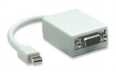 322508 Adaptador Mini DisplayPort a VGA - Conecta una fuente con mini-DisplayPort a un cable para monitor VGA.