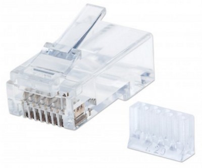 Plug Cat6 INTELLINET 790611 - Transparente