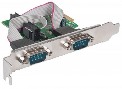152082 Tarjeta Serial PCI Express de dos puertos DB9 - para instalación en buses PCI Express x1, x4, x8 y x16