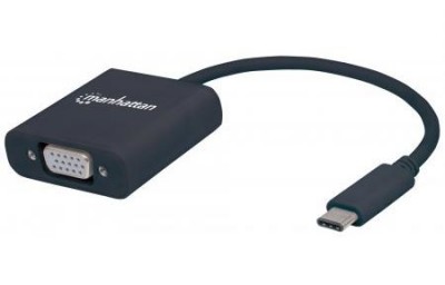 151771 Convertidor USB-C a VGA; Convierte una señal USB-C a una pantalla VGA - soporta resoluciones de hasta 1920x1080p a 60Hz