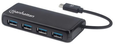 164924 HUB USB-C 3.2 Gen 1 de 4 puertos USB-A -