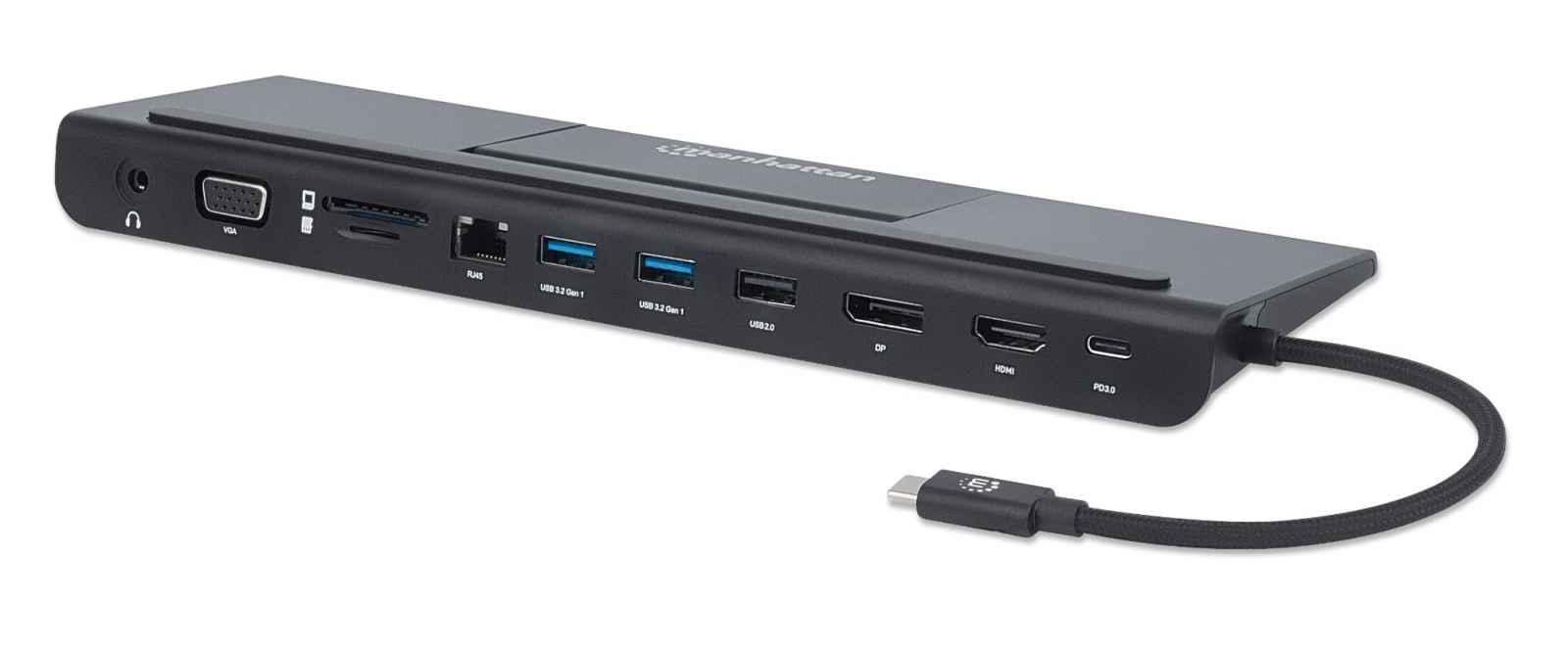 Docking Station MANHATTAN 153478 - Aluminio