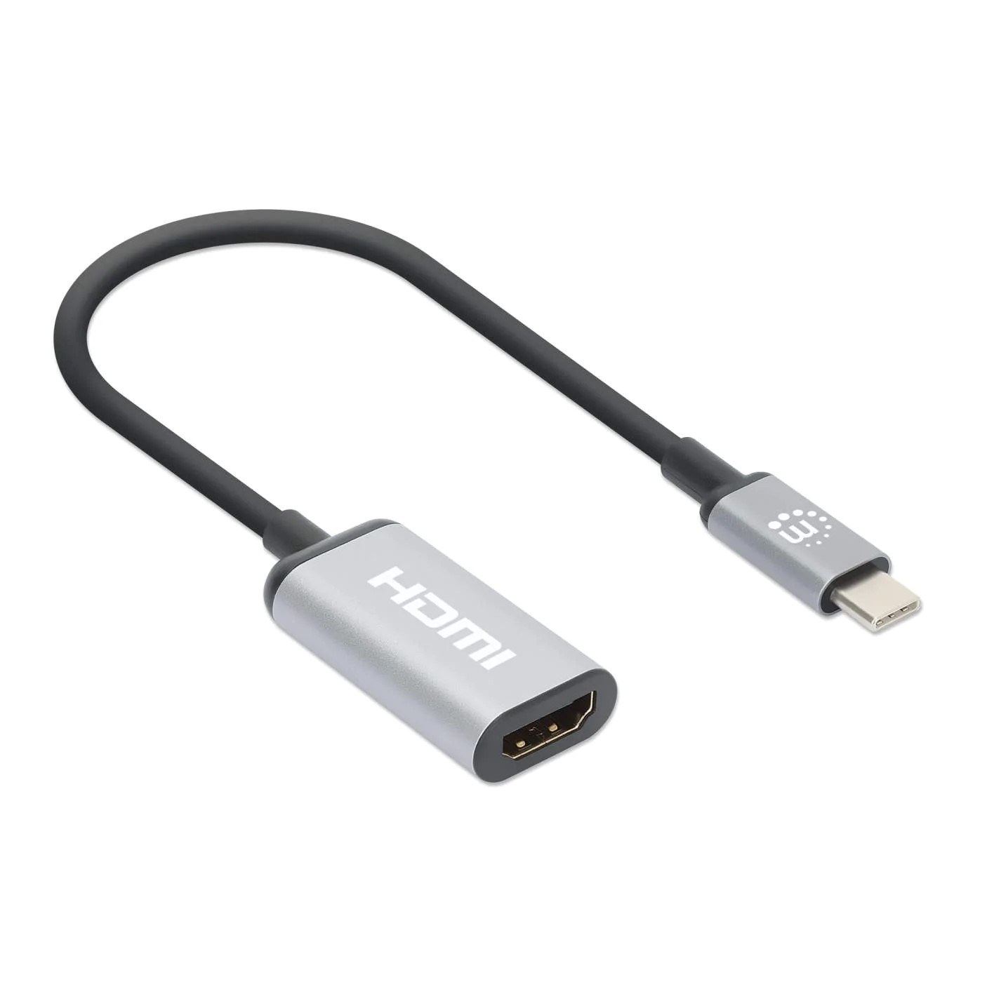153706 Adaptador USB-C a HDMI 4K 60Hz - Conecta fácilmente un dispositivo USB-C a una pantalla HDMI.