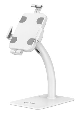 406352 Sopoprte de escritorio para Tablet antirrobo color blanco -