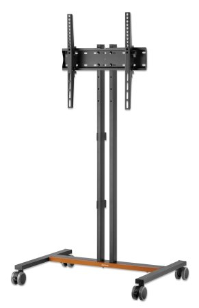 462068 Soporte compacto para TV con ruedas: Soporta un televisor de 34 pulgadas a 55 pulgadas de hasta 35 kg - +/-10° de inclinación, diseño que ahorra espa