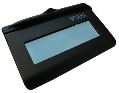 Digitalizador de firma con visor Topaz - Negro, LCD, Si