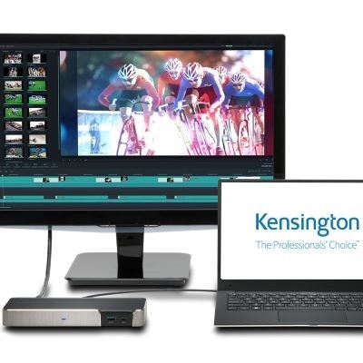Docking Station SD5200T Kensington K38300NA Thunderbolt 3 - 1x USB 2.0, 1x DisplayPort, 1x RJ-45, Plata