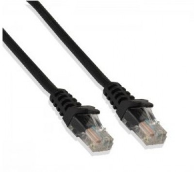 Cordón de Parcheo Cat. 5e - (24 AWG), 3 mts. (10ft) cableado estándar T-568B, NEGRO
