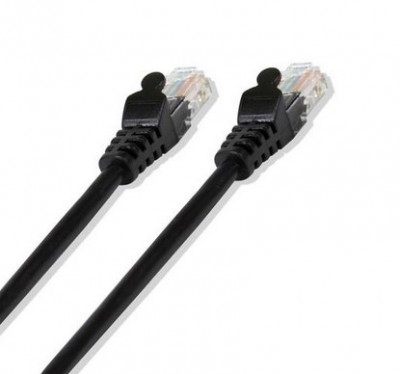 Cordón de Parcheo   Cat. 5e - 4.5 m, (24 AWG), 4.5 mts. (15ft) cableado estándar T-568B, NEGRO