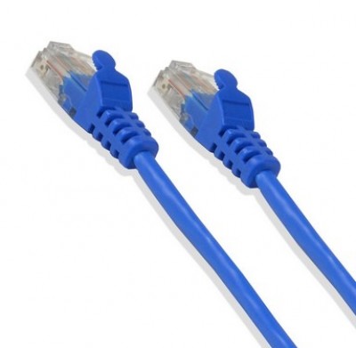 Cordón de Parcheo Cat. 5e - (24 AWG), 15 mts. (50ft) cableado estándar T-568B, AZUL