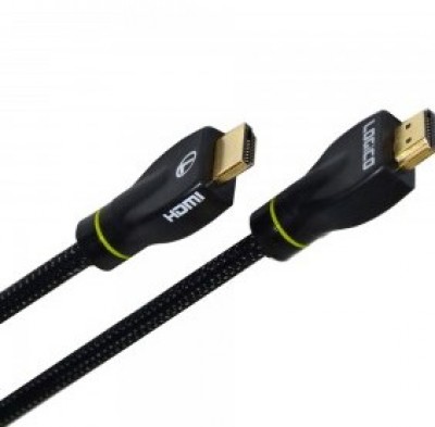 HDMI cable 1.4 negro 6ft - full hd de alta velocidad, 1.80 mts., negro
