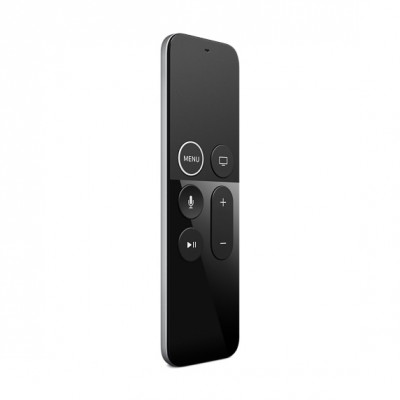 Siri Remote APPLE MQGD2CL/A - Negro y Plata, Apple, Control Apple TV