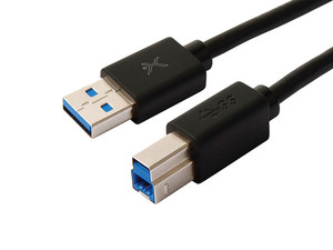 Cable USB PERFECT CHOICE - USB A, USB B, Macho/Macho, Negro