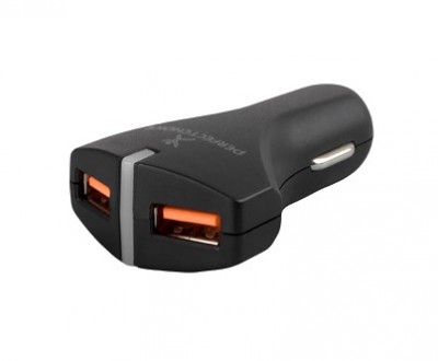 Cargador USB PERFECT CHOICE PC-240778 - Auto, USB, Negro