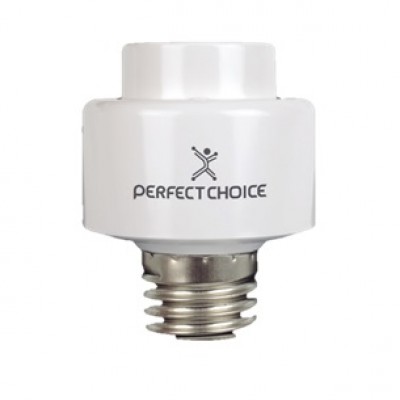 Base Inteligente para Foco IOT PERFECT CHOICE PC-108047 - Inalámbrico, Wi-Fi, Blanco, 100-240 VCA