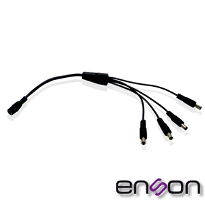 Distribuidor de corriente ENSON - Negro