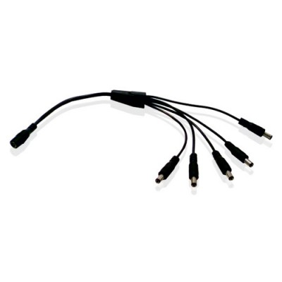 Distribuidor Pulpo 1 a 5 canales  ENSON ens-dc15 - Negro