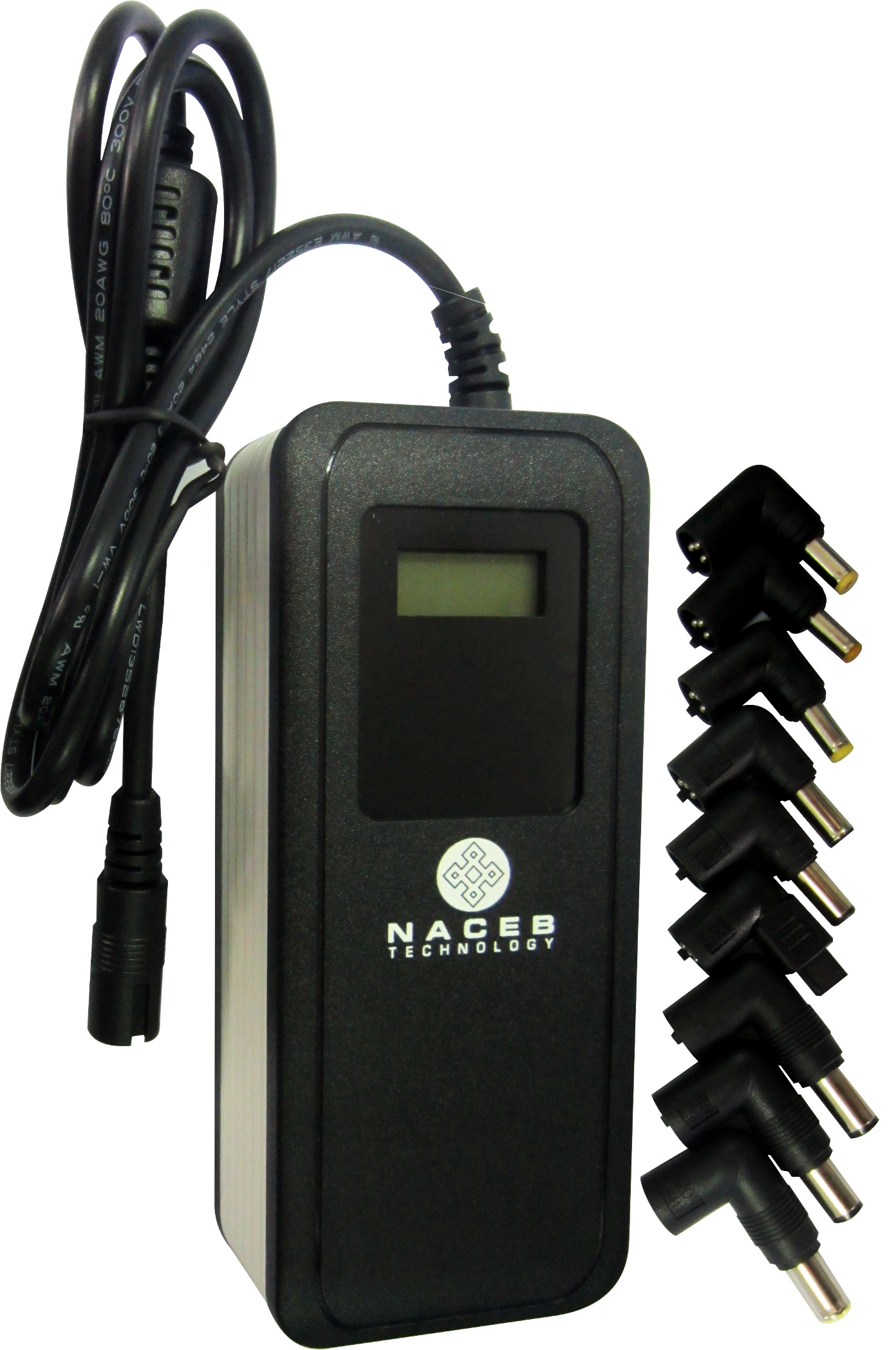 Adaptador de corriente Naceb Technology - Negro, Adaptador de corriente, Universal