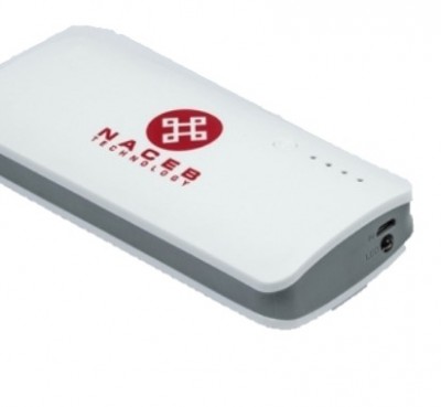 Power Bank Naceb Technology NA-440 - Color blanco, 13 000 mAh