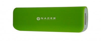 Power Bank Naceb Technology NA-605V - Verde, Blanco, 2200 mAh, 5 V