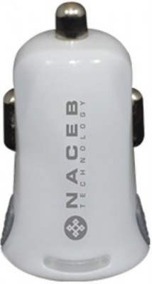 Cargador Naceb Technology NA-600B - Auto, Color blanco, 5 V