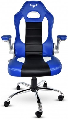 Silla Gaming Naceb Technology PILOT - Gamer, Negro/Azul, Piel Sintética