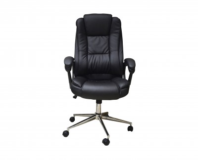 Silla Ejecutiva Naceb Technology Negro NA-0930N - Ejecutiva, Asiento acolchado, Negro, Vinipiel