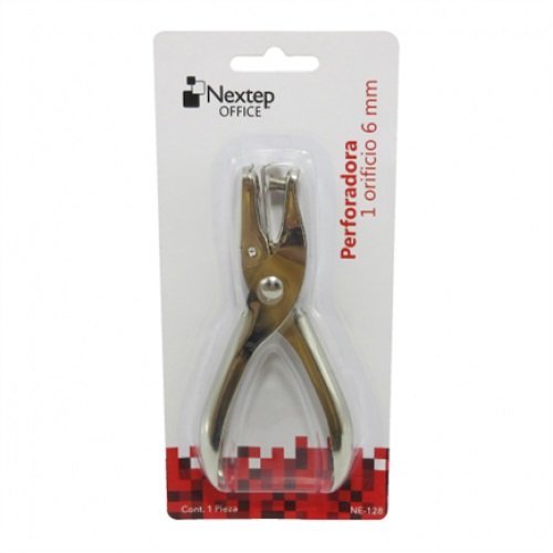 Perforadora Nextep 1 Orificio 6mm  NE-128 -