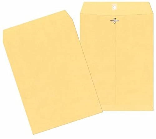 Sobre Bolsa Manila OFFIZ Carta C/Broche 9x12 Pulgadas PQ100  IA0234 -