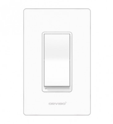 Interruptor Encendido/Apagado Orvibo T10W1ZW-1UO - Color blanco, Inalámbrico y alámbrico, Wi-Fi, 100- 120