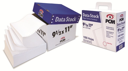 Rollo de papel PCM - 61 x 50, Papel Bond, Color blanco