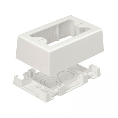 Caja Aparente PANDUIT JBX3510WH-A - Color blanco, PVC