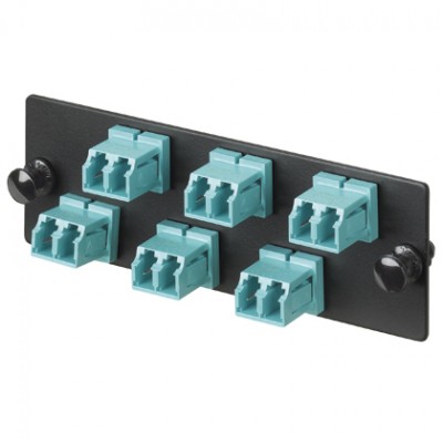 Panel para Conector LC PANDUIT FAP6WBLDLC - Negro
